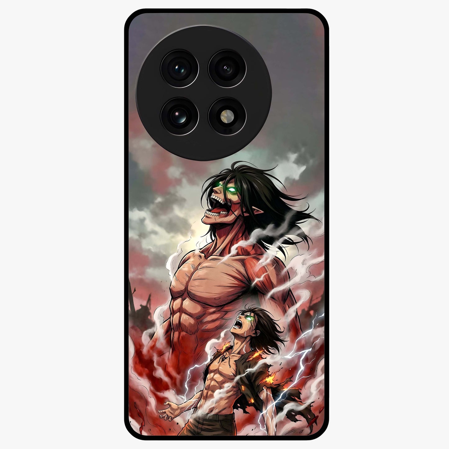 Titan Awakening Fury Glass Case for OnePlus 13R |1+13R
