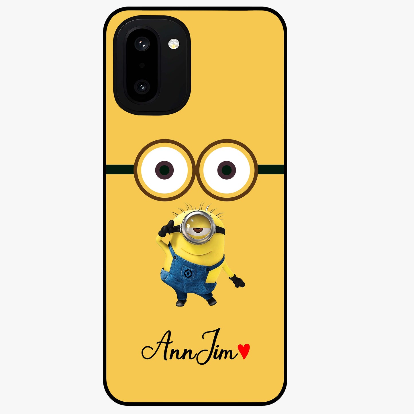 Minion Custom Name  Glass Case for OnePlus 15R |1+15R