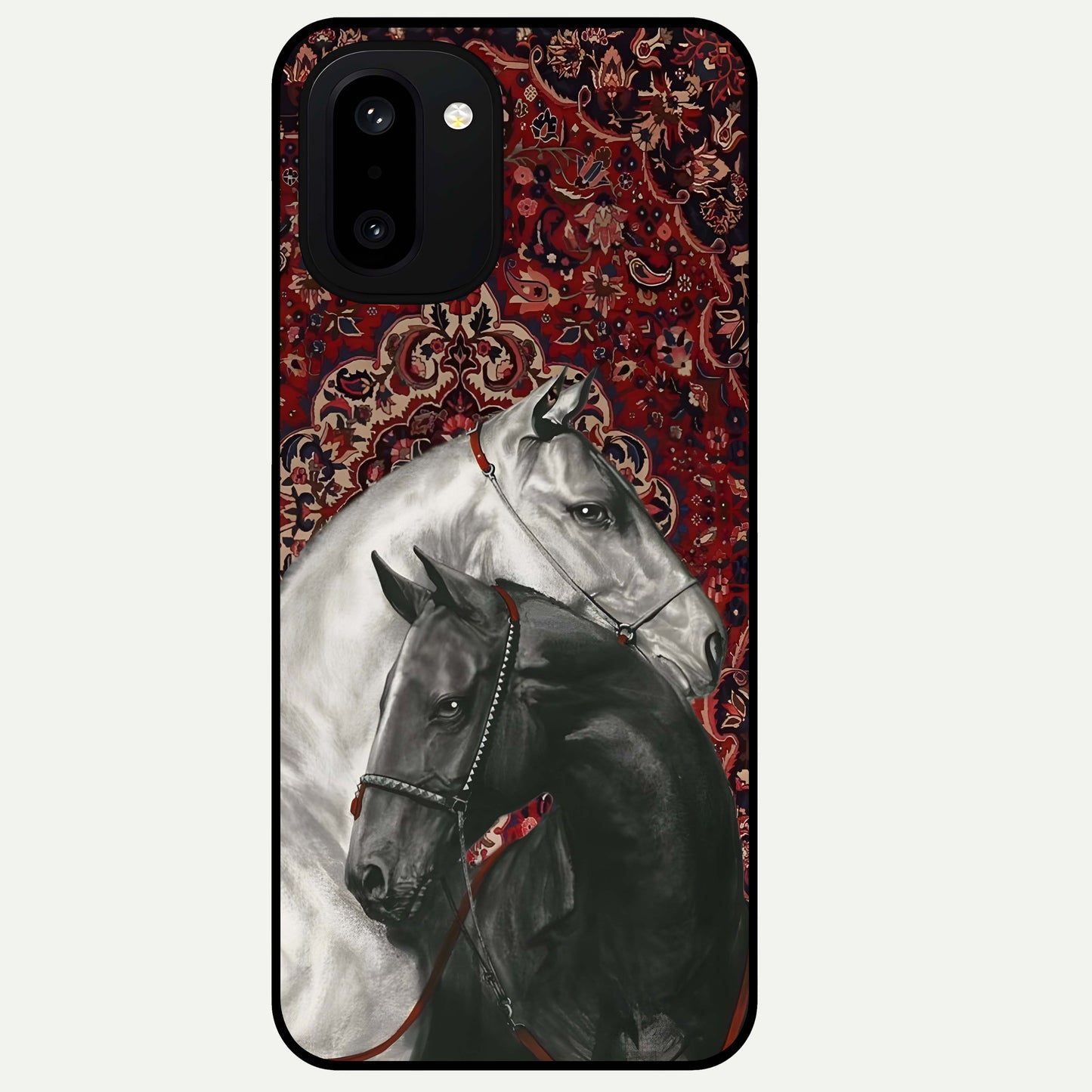 Regal Stallion Tapestry Glass Case for OnePlus 15R |1+15R