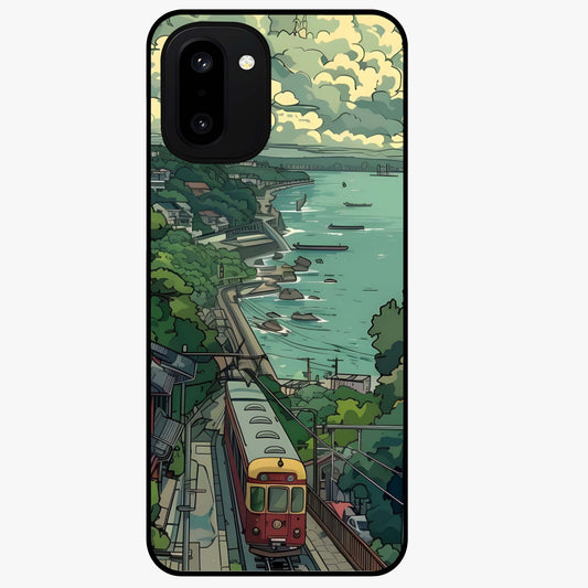 Seaside Train Ride Glass Case for OnePlus 15R |1+15R