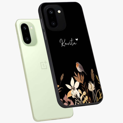 Quiet Garden Tune Custom Name Glass Case for OnePlus 15R |1+15R