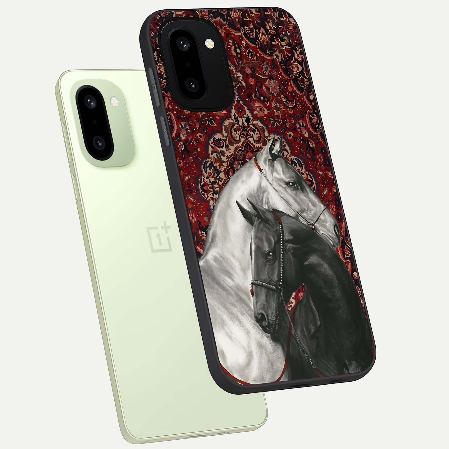 Regal Stallion Tapestry Glass Case for OnePlus 15R |1+15R