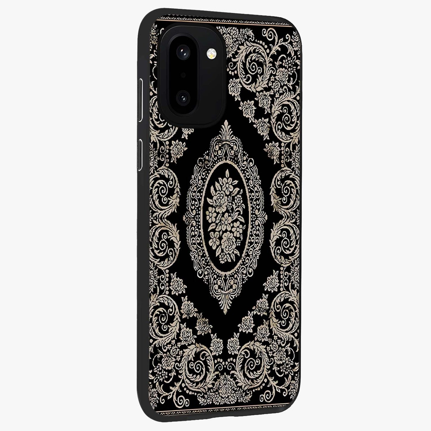 Noir Bloom Elegance Glass Case for OnePlus 15R |1+15R