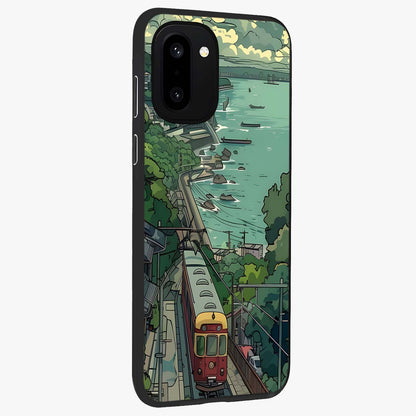 Seaside Train Ride Glass Case for OnePlus 15R |1+15R