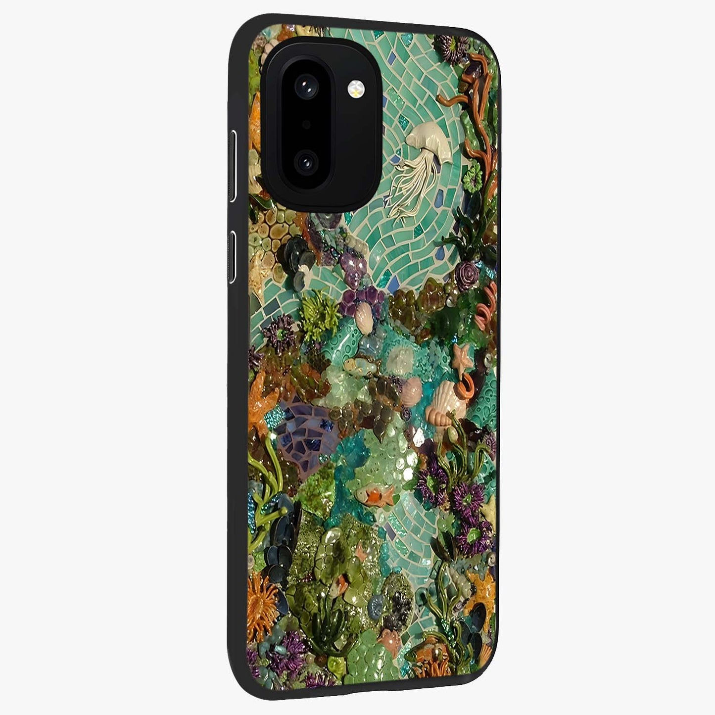 Underwater Mosaic Art Glass Case for OnePlus 15R |1+15R