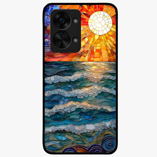 Ocean Mosaic Art Glass Case for OnePlus Nord 2T |1+Nord 2T