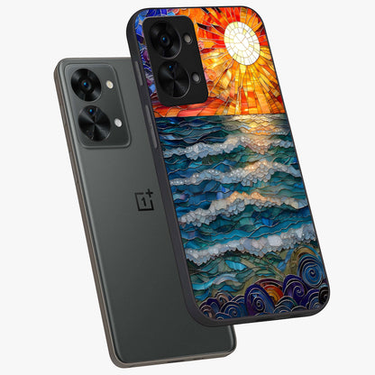 Ocean Mosaic Art Glass Case for OnePlus Nord 2T |1+Nord 2T