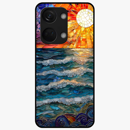Ocean Mosaic Art Glass Case for OnePlus Nord 3 |1+Nord 3