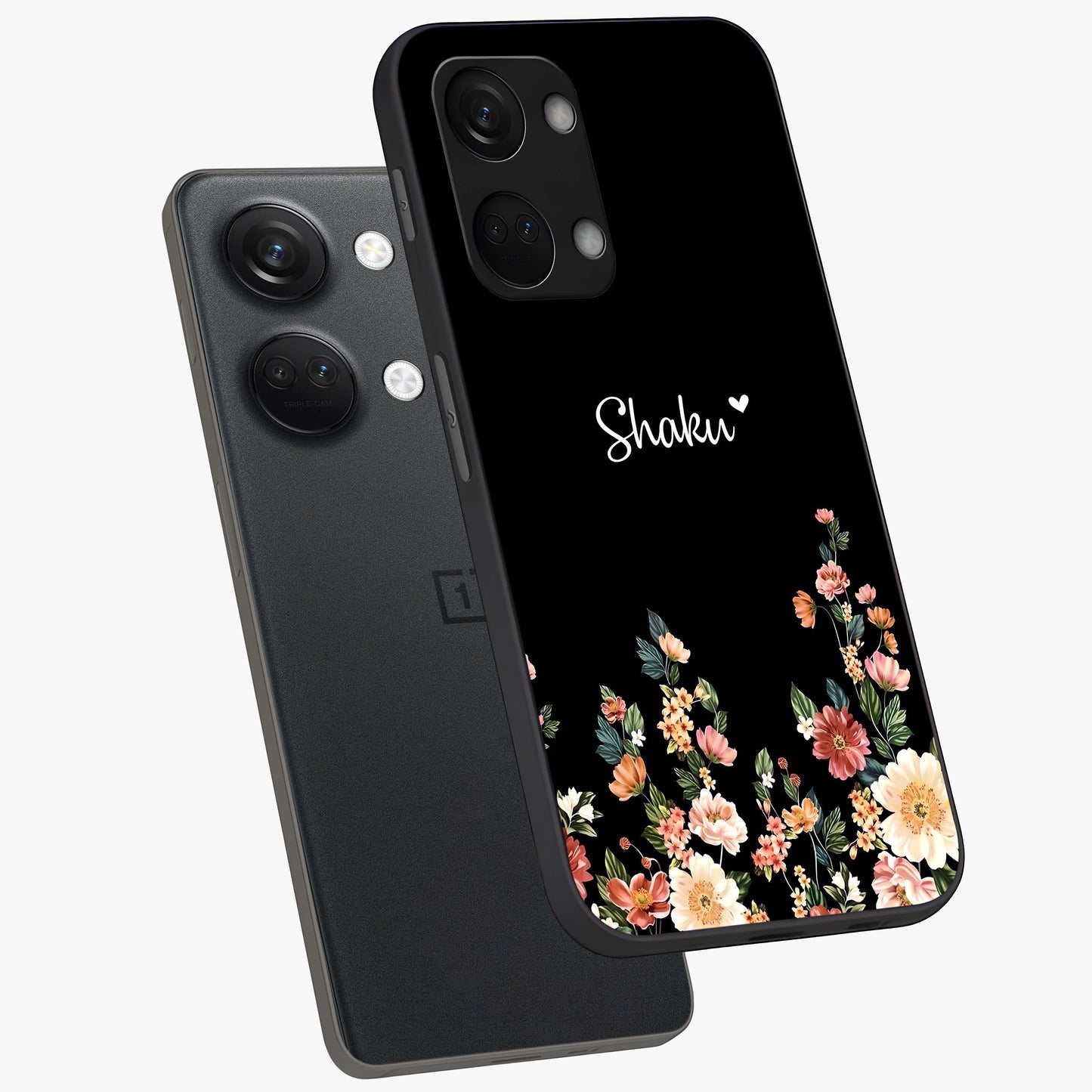 Forever Chasing Love Tom Custom Name Glass Case for OnePlus Nord CE 3 |1+Nord CE 3