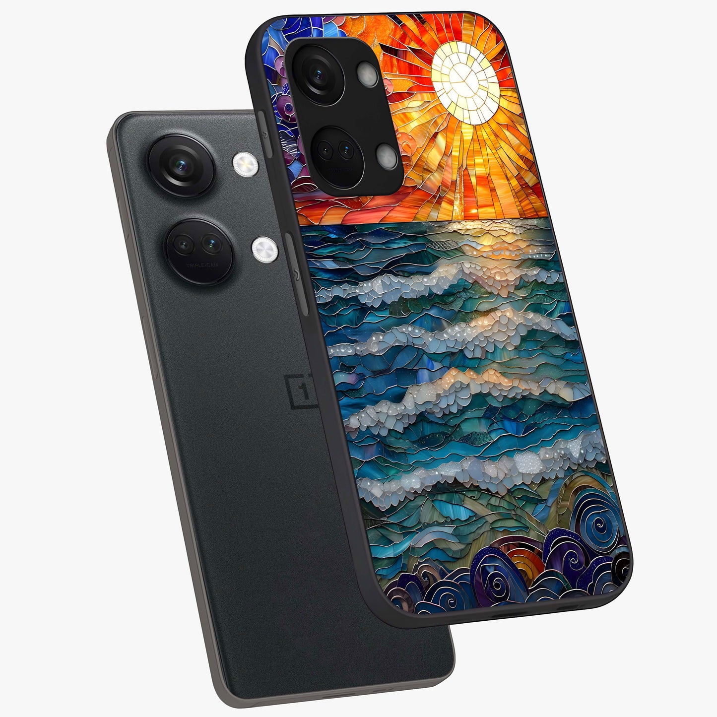 Ocean Mosaic Art Glass Case for OnePlus Nord 3 |1+Nord 3
