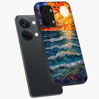 Ocean Mosaic Art Glass Case for OnePlus Nord 3 |1+Nord 3