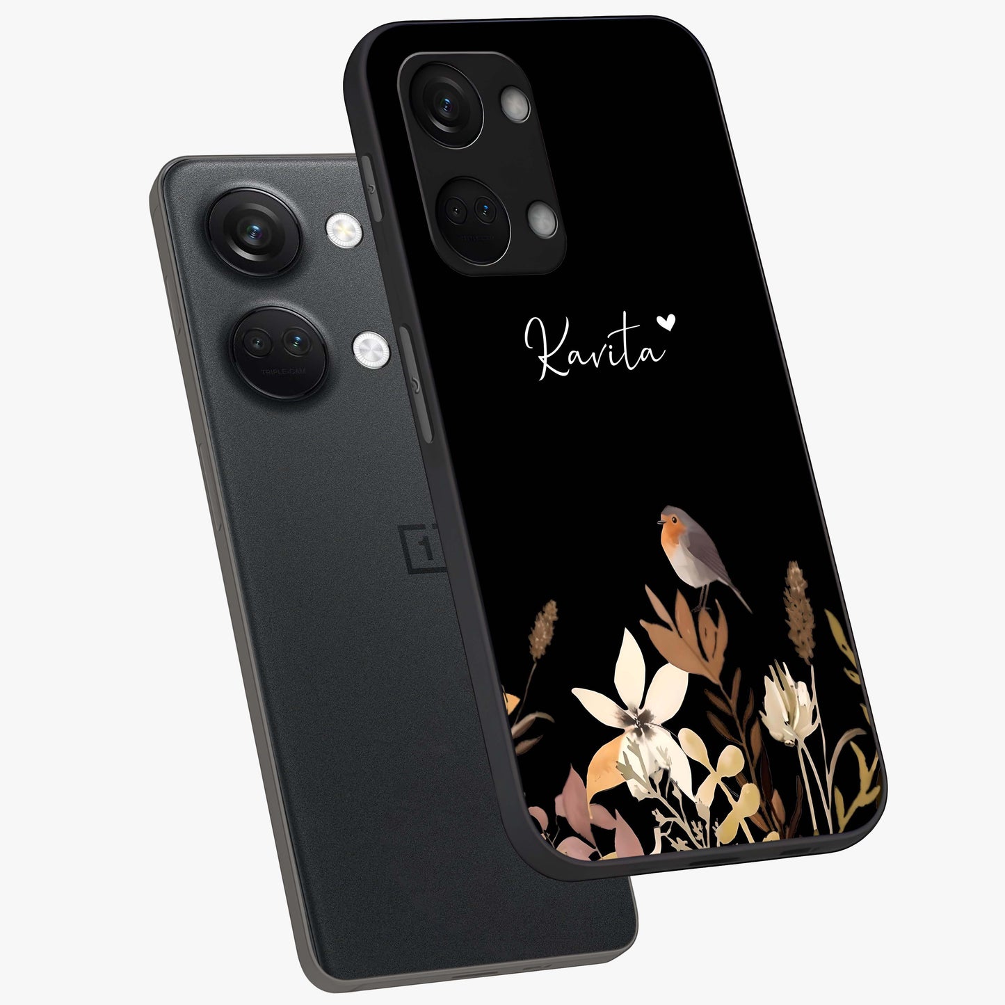 Quiet Garden Tune Custom Name Glass Case for OnePlus Nord 3 |1+Nord 3