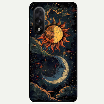 Sun and Moon Magic Design  Glass Case for OnePlus Nord 5 |1+Nord 5