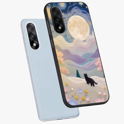 Moonlit Petal Path Glass Case for OnePlus Nord 5 |1+Nord 5