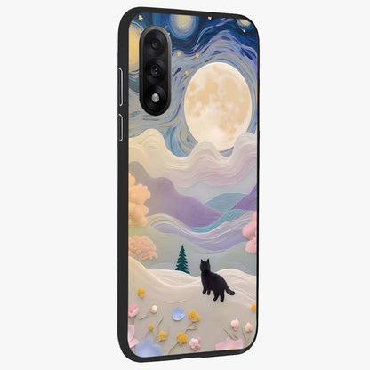 Moonlit Petal Path Glass Case for OnePlus Nord 5 |1+Nord 5