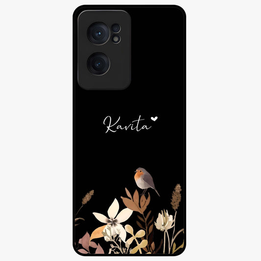 Quiet Garden Tune Custom Name Glass Case for OnePlus Nord CE 2 |1+Nord CE 2