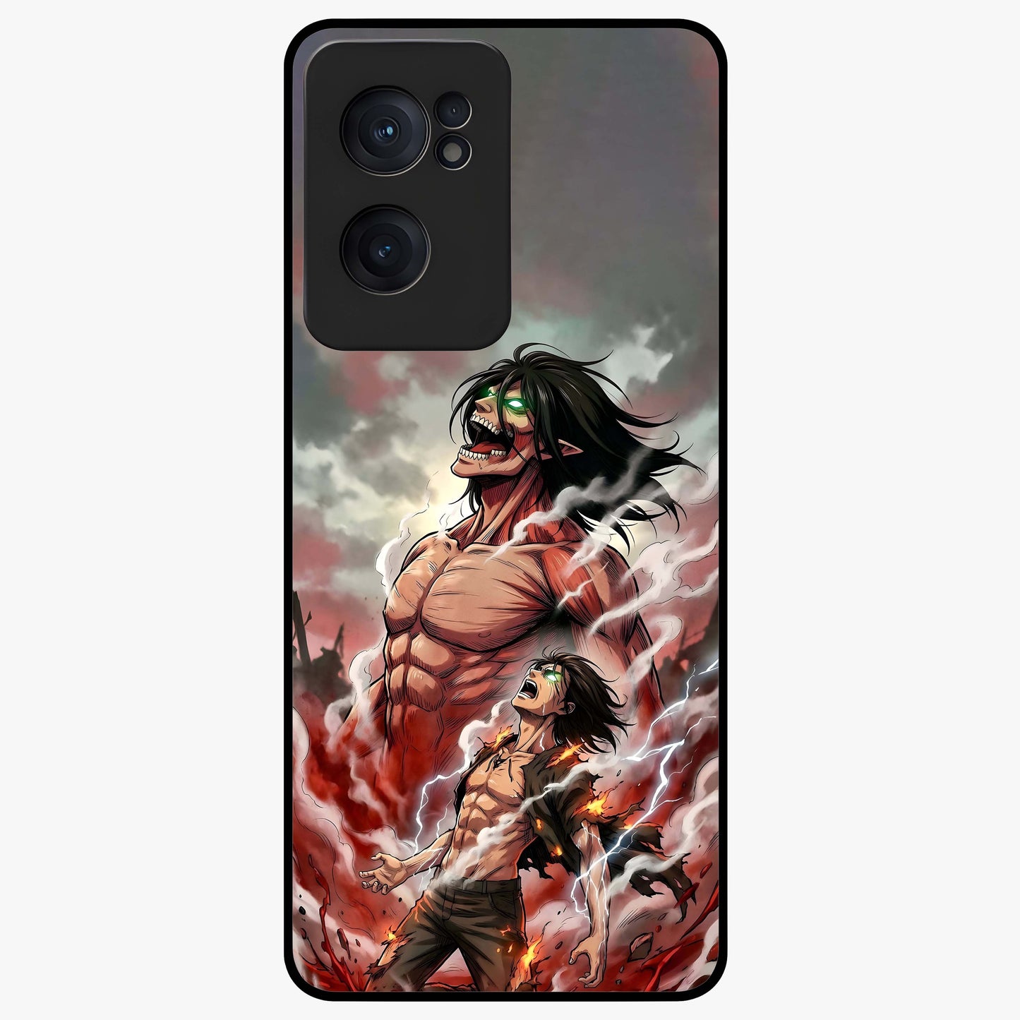 Titan Awakening Fury Glass Case for OnePlus Nord CE 2 |1+Nord CE 2