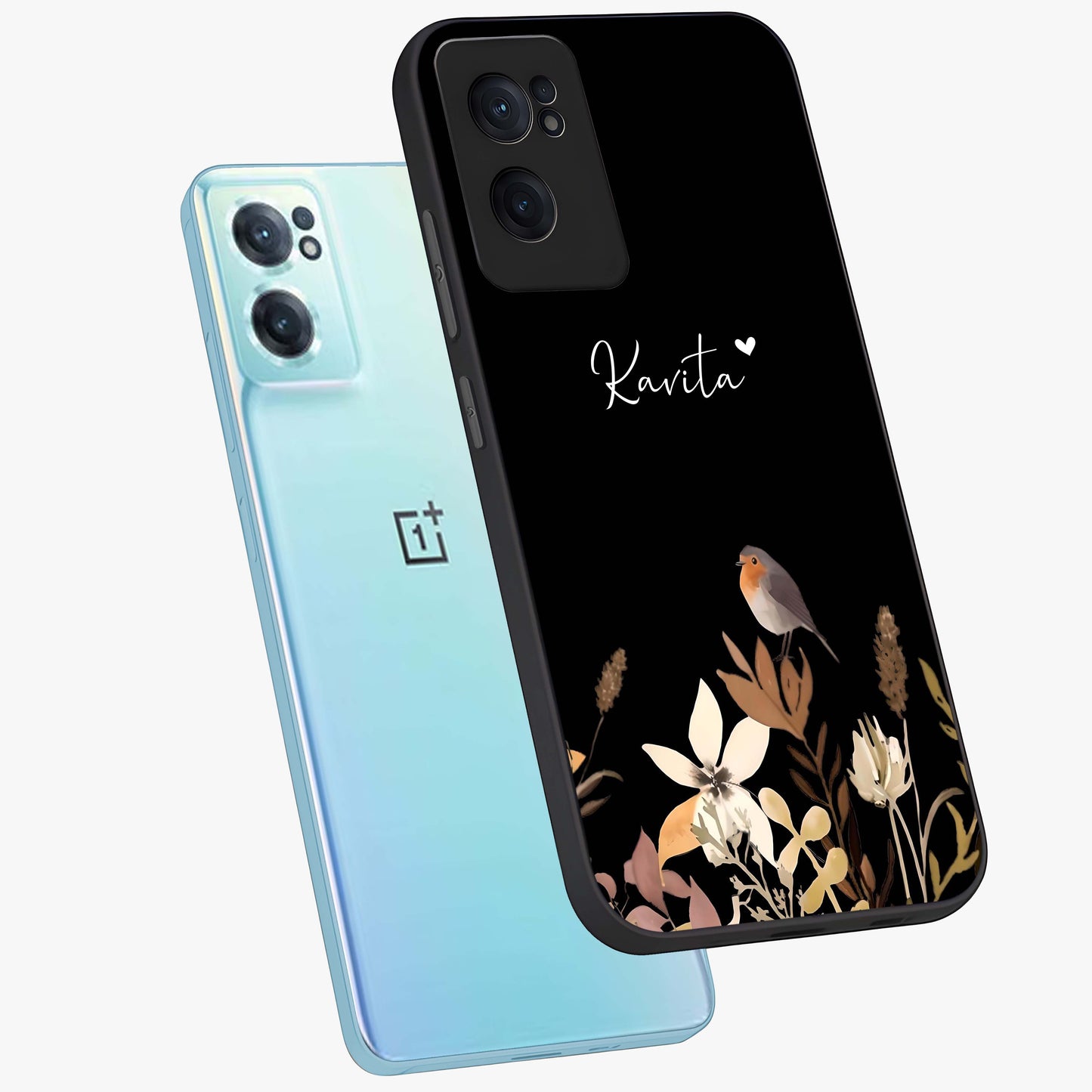 Quiet Garden Tune Custom Name Glass Case for OnePlus Nord CE 2 |1+Nord CE 2