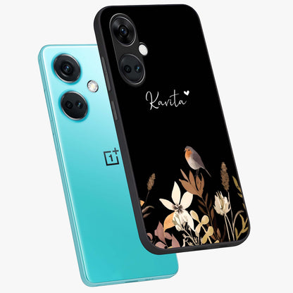 Quiet Garden Tune Custom Name Glass Case for OnePlus Nord CE 3 |1+Nord CE 3
