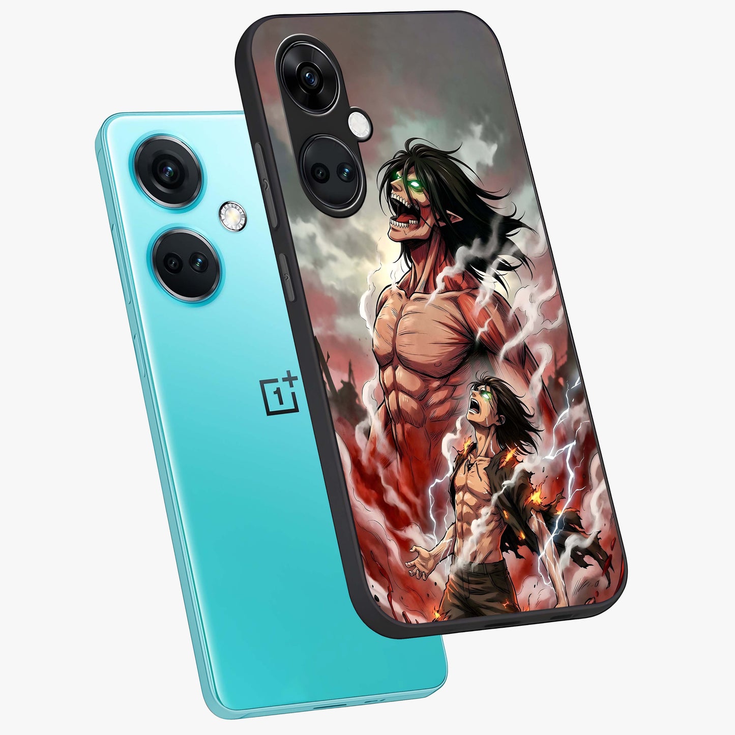 Titan Awakening Fury Glass Case for OnePlus Nord CE 3 |1+Nord CE 3