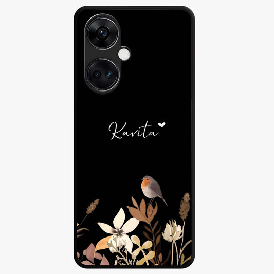 Quiet Garden Tune Custom Name Glass Case for OnePlus Nord CE 3 |1+Nord CE 3