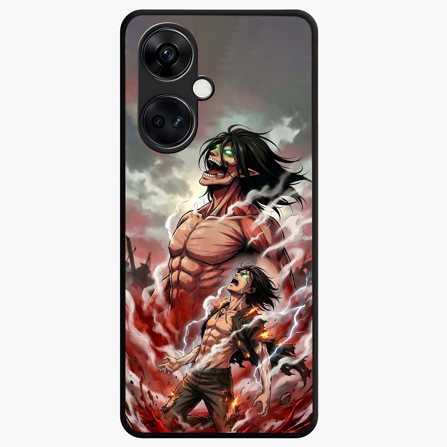 Titan Awakening Fury Glass Case for OnePlus Nord CE 3 |1+Nord CE 3