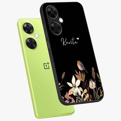 Quiet Garden Tune Custom Name Glass Case for OnePlus Nord CE 3 Lite |1+Nord CE 3 Lite