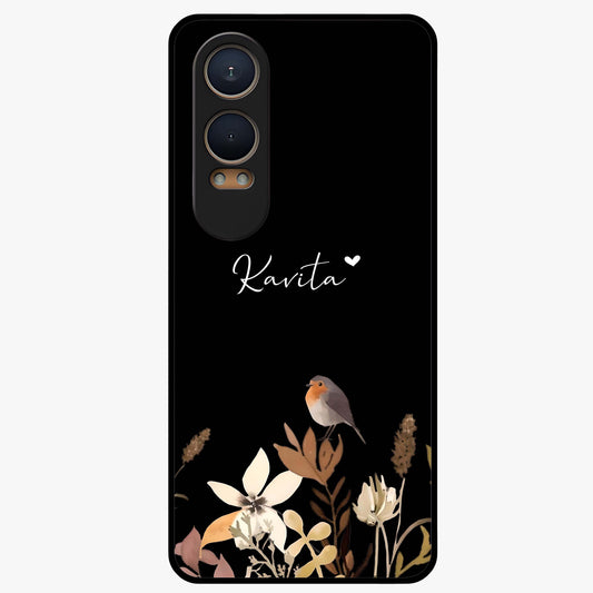 Quiet Garden Tune Custom Name Glass Case for OnePlus Nord CE 4 Lite |1+Nord CE 4 Lite