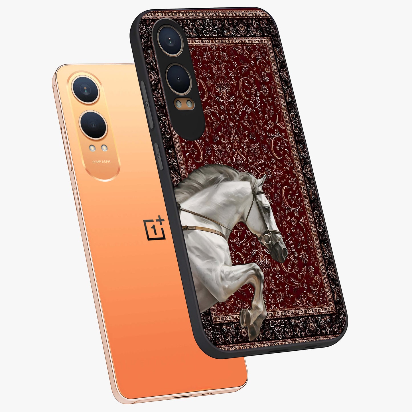 Royal Ride Rug Glass Case for OnePlus Nord CE 4 Lite |1+Nord CE 4 Lite