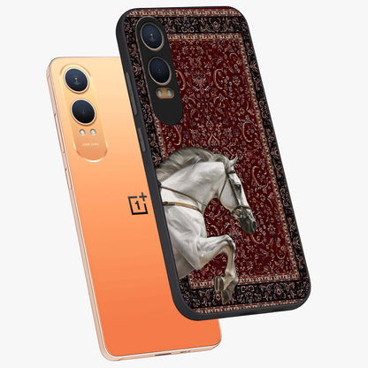 Royal Ride Rug Glass Case for OnePlus Nord CE 4 Lite |1+Nord CE 4 Lite