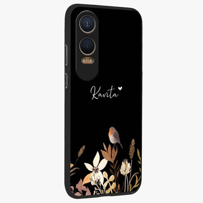 Quiet Garden Tune Custom Name Glass Case for OnePlus Nord CE 4 Lite |1+Nord CE 4 Lite