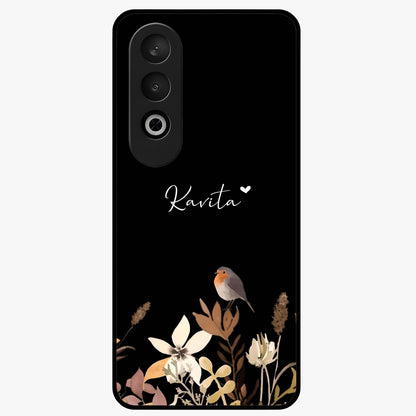 Quiet Garden Tune Custom Name Glass Case for OnePlus Nord CE 4 |1+Nord CE 4