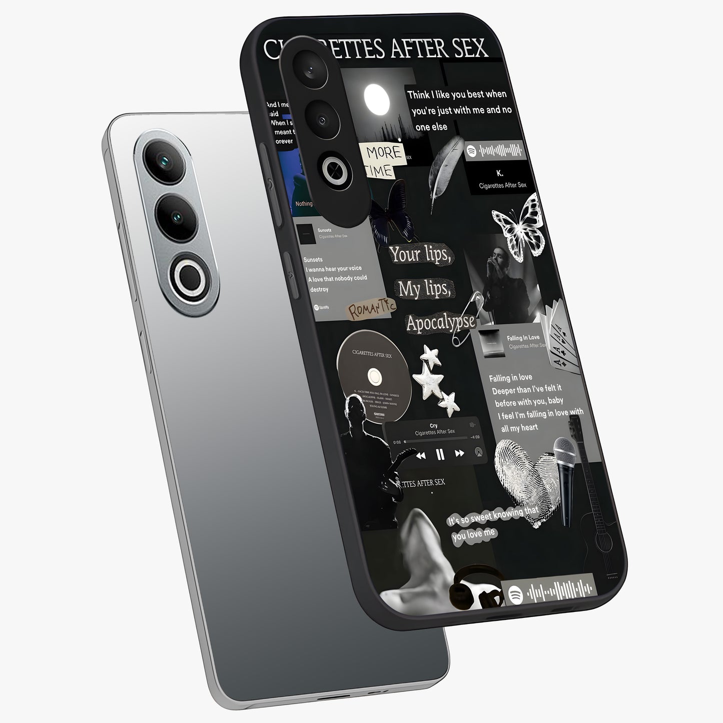 Midnight Love Echo Glass Case for OnePlus Nord CE 4 |1+Nord CE 4