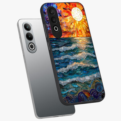 Ocean Mosaic Art Glass Case for OnePlus Nord CE 4 |1+Nord CE 4