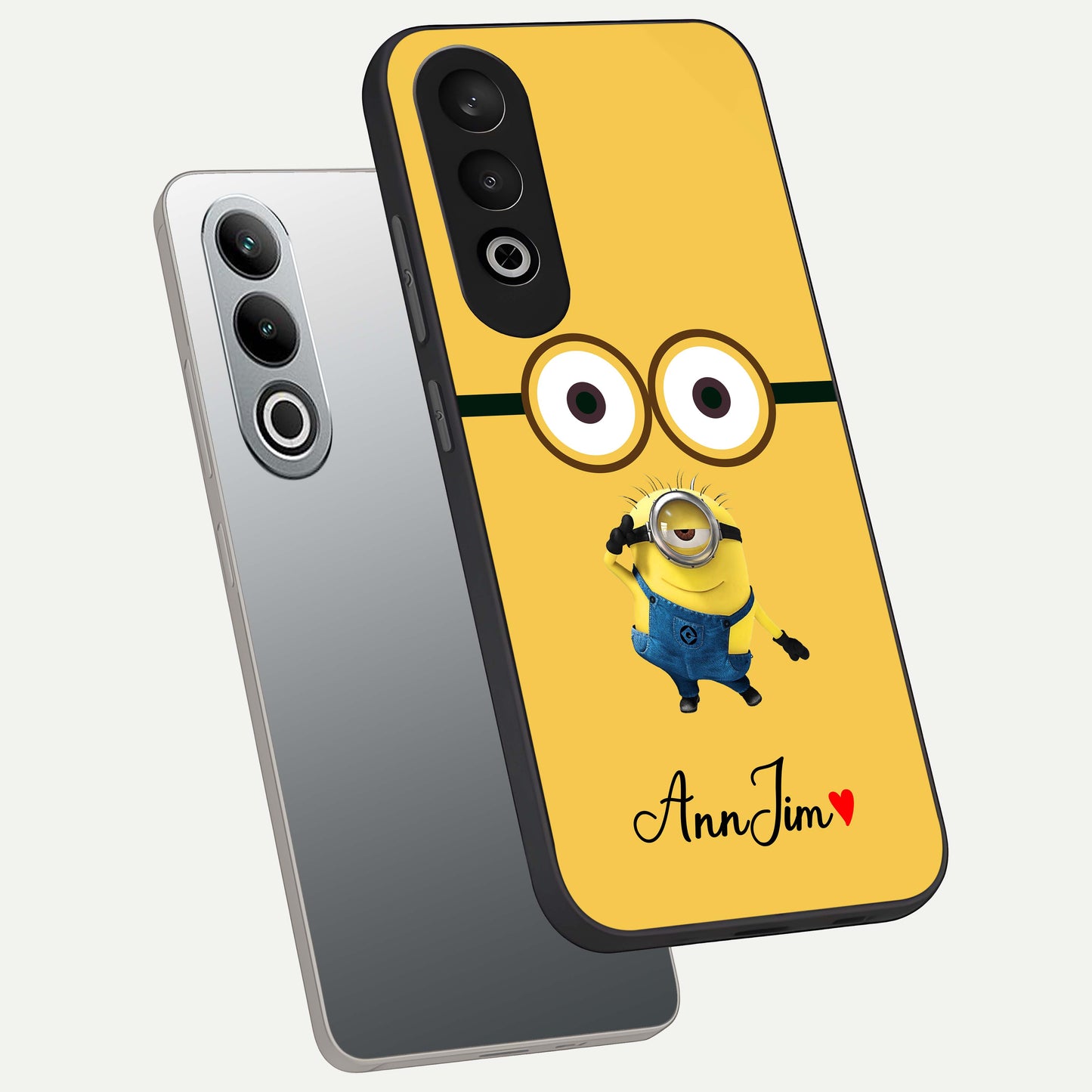 Minion Custom Name  Glass Case for OnePlus Nord CE 4 |1+Nord CE 4