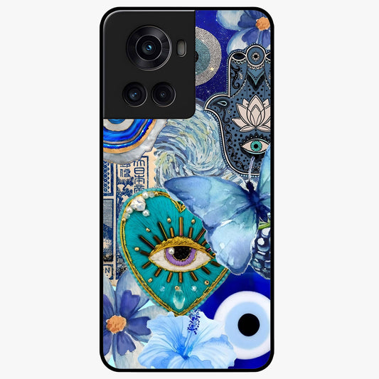 Audrey Zivan Glass Case for 1+10R stylish front view featuring bold artistic aesthetic design