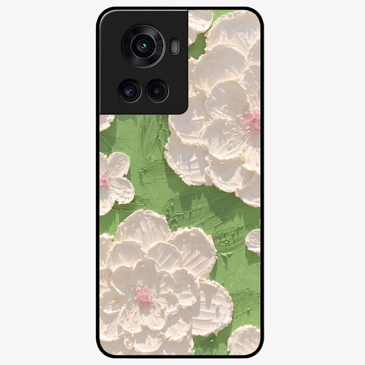 Blossom Meadow Dreams Glass Case for 1+10R dreamy front view featuring soft meadow floral artwork