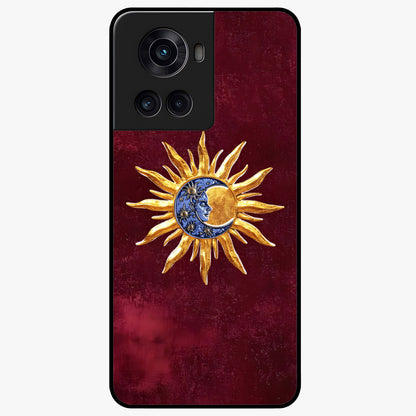 Celestial Unity Charm Glass Case for 1+10R symbolic front view featuring harmonious celestial artwork