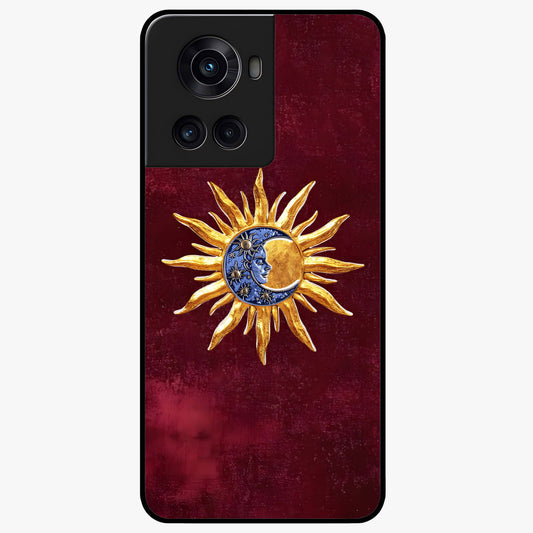 Celestial Unity Charm Glass Case for 1+10R symbolic front view featuring harmonious celestial artwork