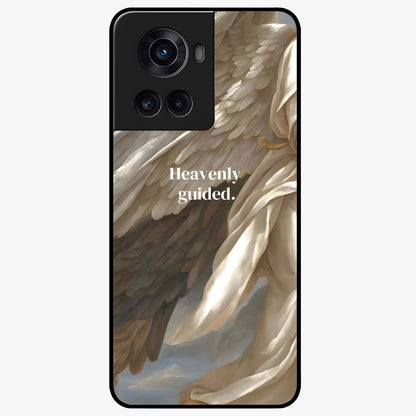 Divine Winged Grace Glass Case for 1+10R graceful front view featuring timeless spiritual artwork