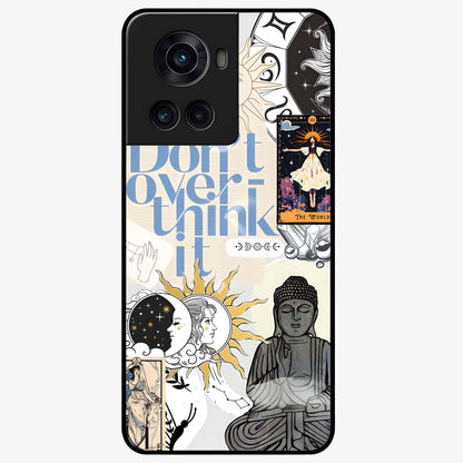 Ethereal Thoughts Glass Case for 1+10R dreamy front view featuring abstract artistic artwork with soft tones