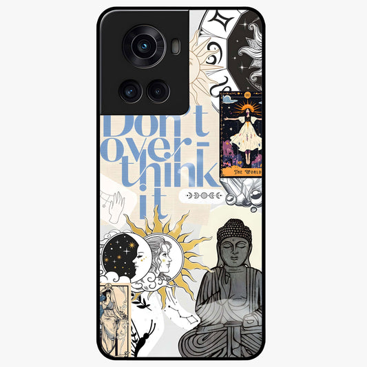 Ethereal Thoughts Glass Case for 1+10R dreamy front view featuring abstract artistic artwork with soft tones