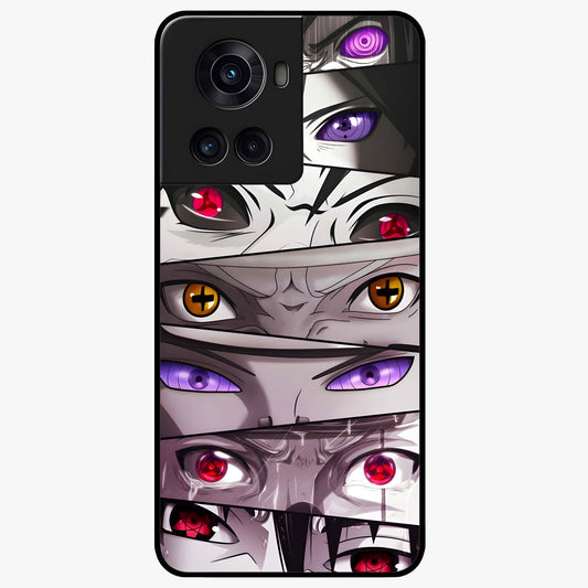 Eyes of Destiny Glass Case for 1+10R bold front view featuring mystical eye inspired artwork