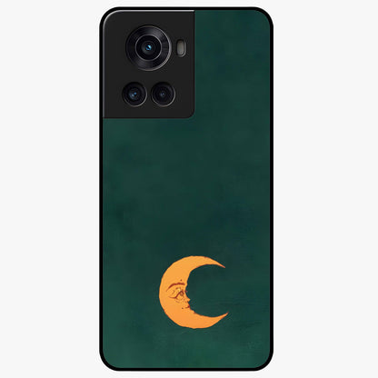 Golden Dune Waves Glass Case for 1+10R scenic front view featuring flowing desert dune artwork in golden hues