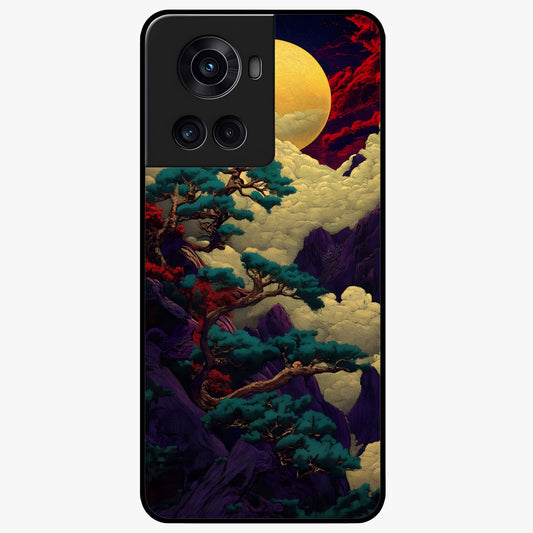 Golden Number Ten Glass Case for 1+10R bold front view featuring stylish number ten artwork in golden tones