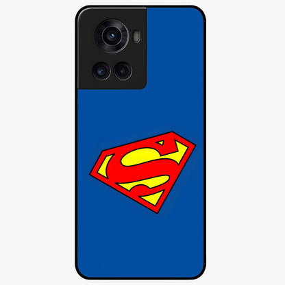 Legendary Hero Emblem Glass Case for 1+10R bold front view featuring powerful emblem inspired artwork