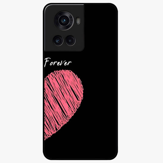 Love Forever Together Right Glass Case for 1+10R romantic front view featuring complementary couple artwork