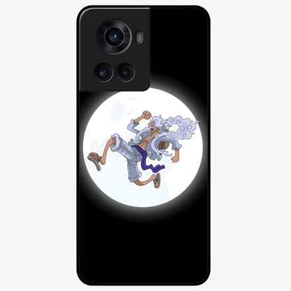 Moonlit Freedom Dance Glass Case for 1+10R artistic front view featuring expressive silhouette artwork under moonlight