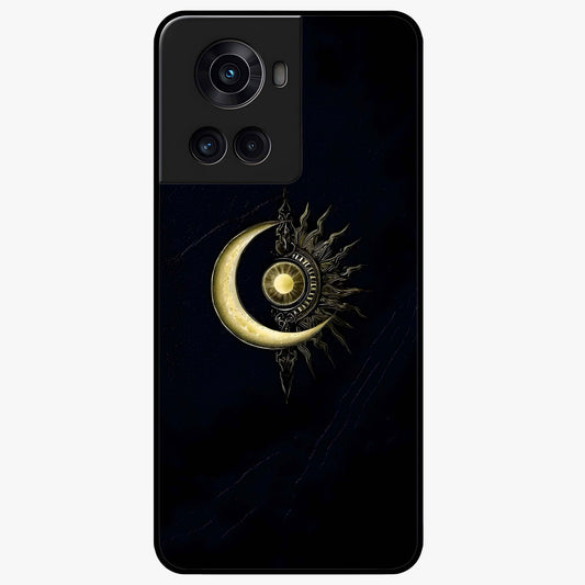Mystic Lunar Flame Glass Case for 1+10R striking front view featuring moon and flame inspired artwork