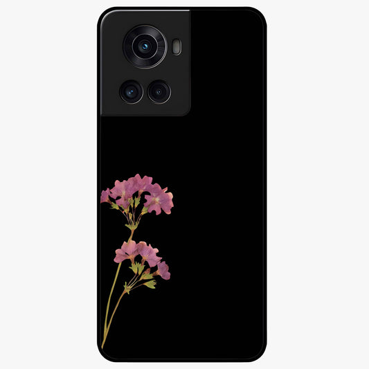 Riching Lavender Flower Glass Case for 1+10R soft front view featuring elegant lavender floral artwork